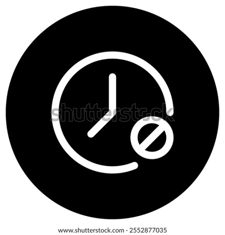 Editable countdown timer off vector icon. Part of a big icon set family. Perfect for web and app interfaces, presentations, infographics, etc