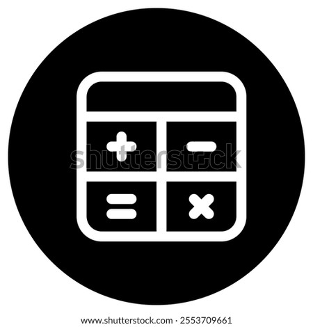 Editable calculator vector icon. Part of a big icon set family. Finance, business, investment, accounting. Perfect for web and app interfaces, presentations, infographics, etc