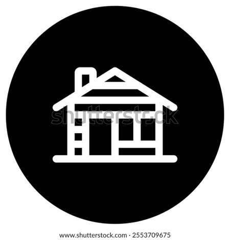 Editable cabin vector icon. Part of a big icon set family. Perfect for web and app interfaces, presentations, infographics, etc