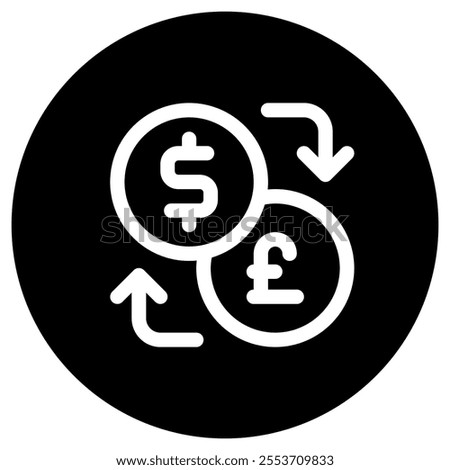 Editable currency exchange vector icon. Part of a big icon set family. Finance, business, investment, accounting. Perfect for web and app interfaces, presentations, infographics, etc