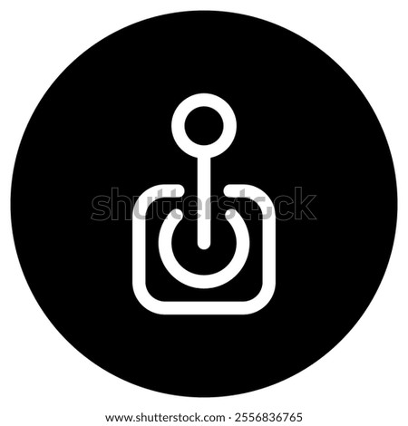 Editable joystick, arcade, game controller vector icon. Video game, game elements. Part of a big icon set family. Perfect for web and app interfaces, presentations, infographics, etc