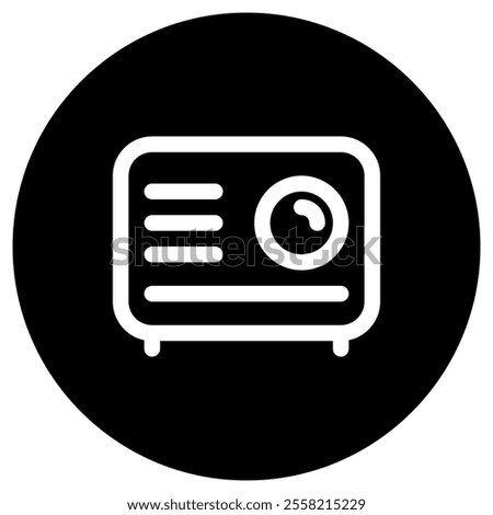 Editable film, movie, cinema projector vector icon. Movie, cinema, entertainment. Part of a big icon set family. Perfect for web and app interfaces, presentations, infographics, etc