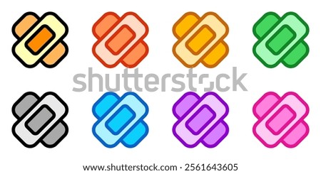 Editable bandage vector icon. Part of a big icon set family. Perfect for web and app interfaces, presentations, infographics, etc