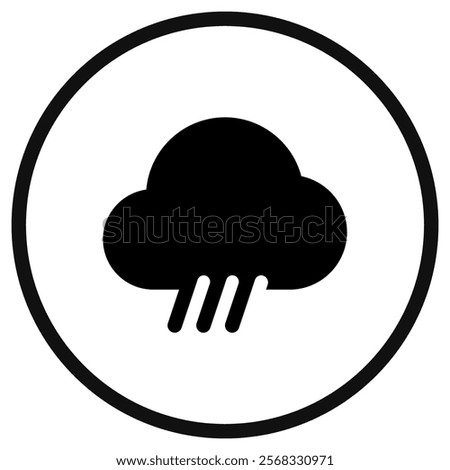 Editable rain, sleet, hail fall vector icon. Part of a big icon set family. Perfect for web and app interfaces, presentations, infographics, etc