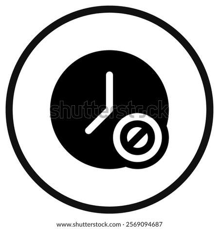 Editable countdown timer off vector icon. Part of a big icon set family. Perfect for web and app interfaces, presentations, infographics, etc