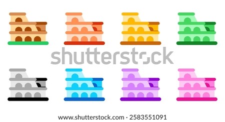 Similar – Image, Stock Photo Friends in amphitheater with television tower