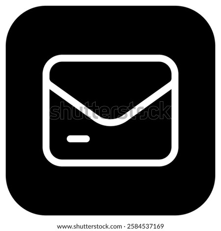 Vector email, newsletter icon. Perfect for app and web interfaces, infographics, presentations, marketing, etc.