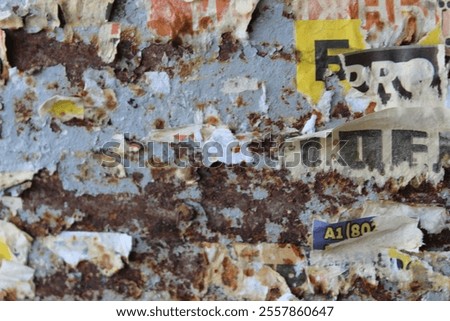Similar – Image, Stock Photo Torn Paper remnants Poster