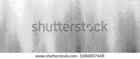 Halftone engraving grunge line art.Abstract decorative background with straight stripes.Chaotic graphic texture. Foto d'archivio © 