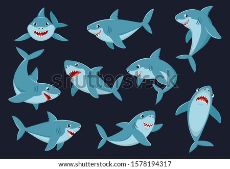 Smiling Shark Clipart | Free download on ClipArtMag