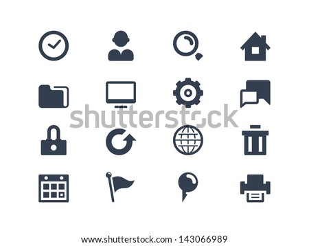 Web icons