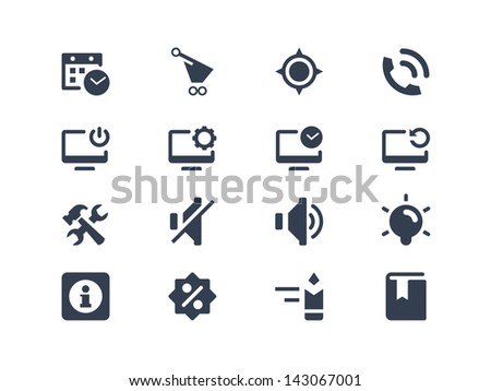 Computer and Web icons