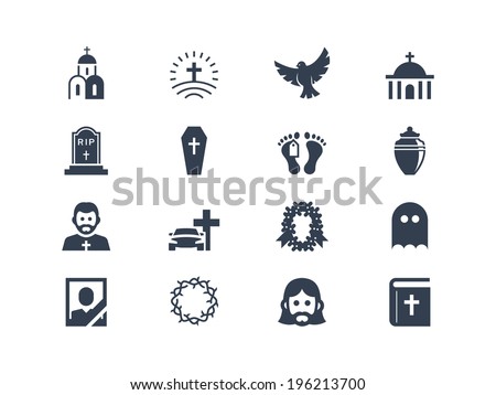 Funeral icons