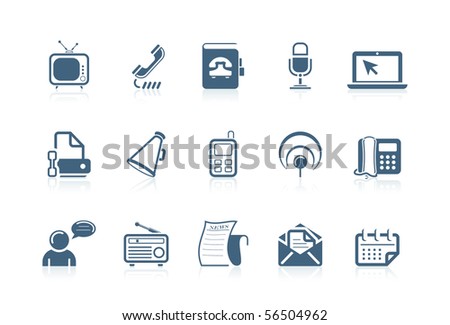 Social and communication icons