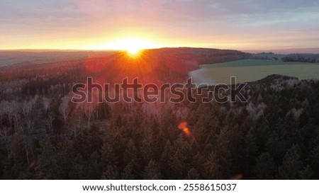 Image, Stock Photo When the sun goes to sleep