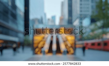 Similar – Foto Bild Rolltreppe am Eingang zu U-Bahn und S-Bahn bei Sonnenschein am Bahnhof Zoo in der Hauptstadt Berlin in Deutschland