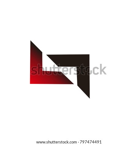 lt letter logo vector inspirations Stock fotó © 