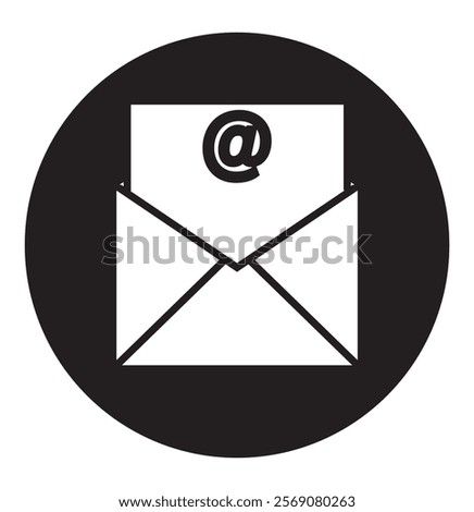 E-mail icon set. email icon vector. E-mail icon. Envelope illustration. Yellow,Black,blue,white Colors mail Design.