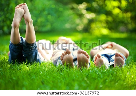 Similar – Image, Stock Photo summer day (3) Child Girl