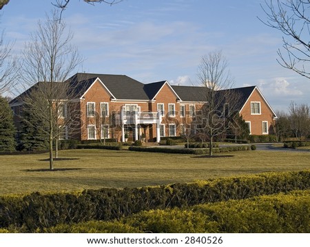 A very large home located in central New Jersey.