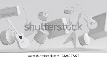 Similar – Image, Stock Photo Drumset String instrument