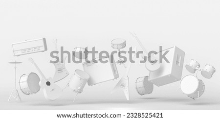 Similar – Image, Stock Photo Drumset String instrument