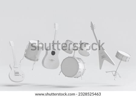 Similar – Image, Stock Photo Drumset String instrument