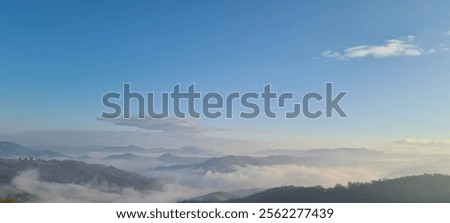 Similar – Image, Stock Photo Landscape on the Tortona hills at springtime.