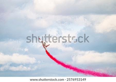 Similar – Image, Stock Photo Aerobatics #1 Aviation