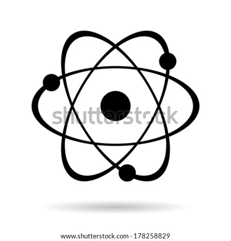 Vector atom icon