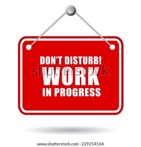 quiet please meeting in progress sign
