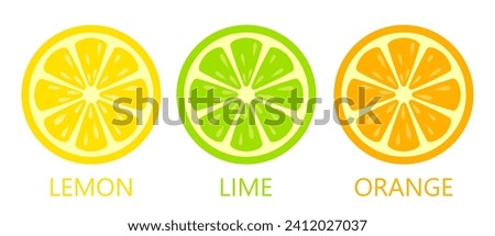 Similar – Image, Stock Photo texture of round slices of ripe juicy orange