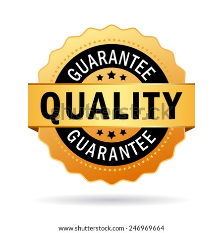 Quality Guarantee Icon Stock Vector Illustration 246969664 : Shutterstock