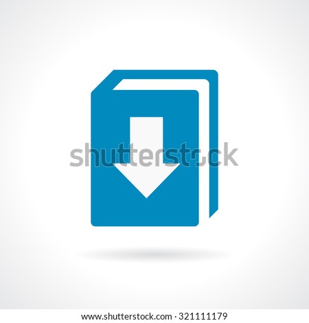 Download our catalogue icon on white background