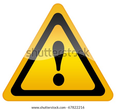 Danger Warning Sign Stock Photo 67822216 : Shutterstock