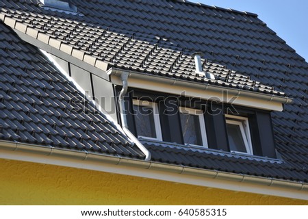 Tiled Roof With Slate Dormer Windows Images And Stock Photos