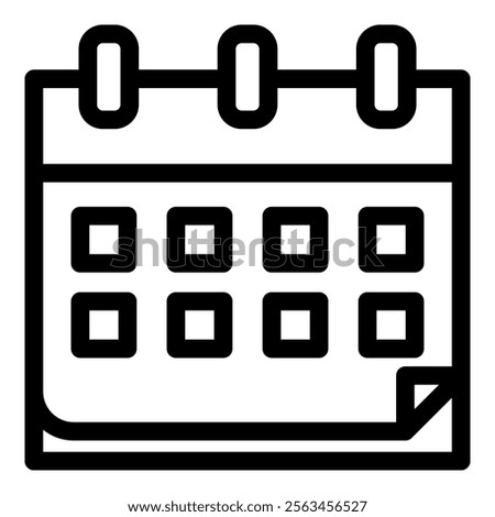 Calendar Icon Element For Design