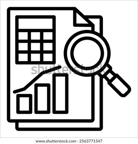 Regulatory Analysis Icon Element For Design