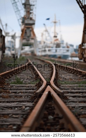 Similar – Foto Bild Kreuzung in Hamburg mit Straßennamen