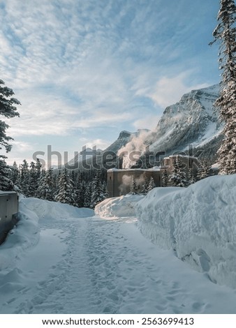 Similar – Image, Stock Photo wonderland Alberta Lake