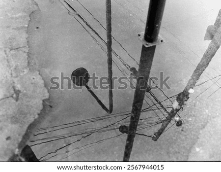 Similar – Image, Stock Photo Concrete, rain, dreariness. If anyone wants to get out