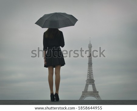 Similar – Foto Bild Paris im Regen Stadt