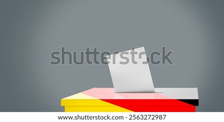 Similar – Image, Stock Photo election campaign Berlin
