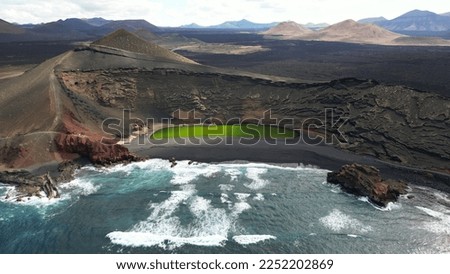 Similar – Image, Stock Photo Aerial view Lanzarote