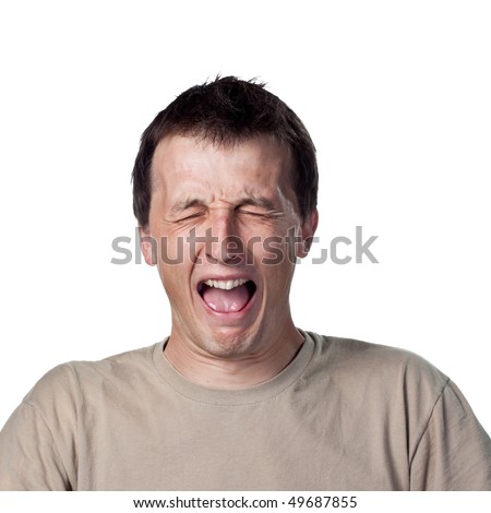 Grown Man Shedding Tears Stock Photo 49687855 : Shutterstock