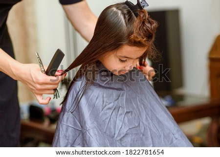 Image, Stock Photo new haircut Haircut Claw