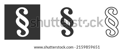 Paragraph icon in black color isolated on white background, web design icons