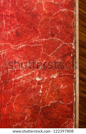 Old book cover background with scratches