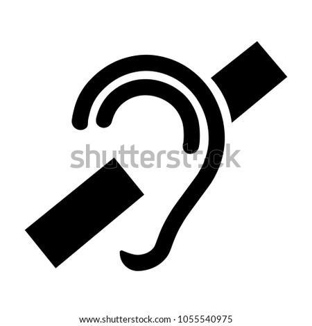 Hearing loss symbol