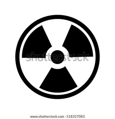 Radiation Symbol. Vector, Radiation Symbol. no background